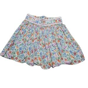Rachel Zoe Floral Mini Skirt Medium Boho Preppy Coquette‎ Summer